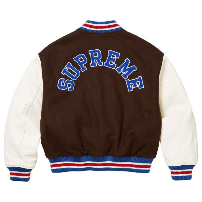 Supreme Varsity Jacket Back Side
